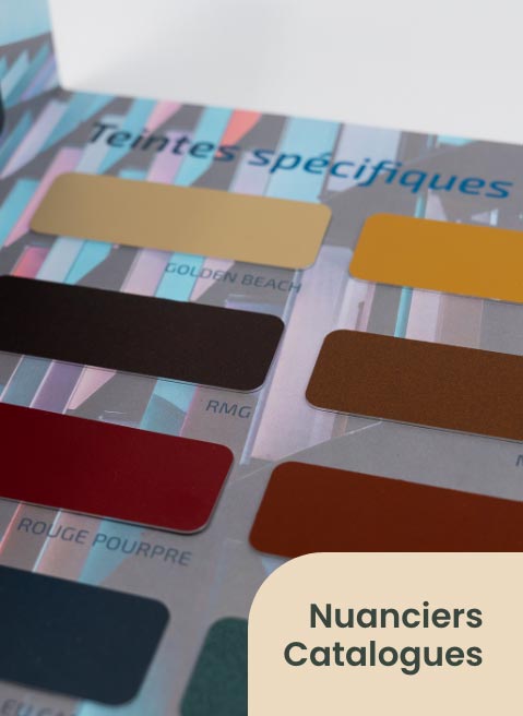 Les nuanciers catalogues